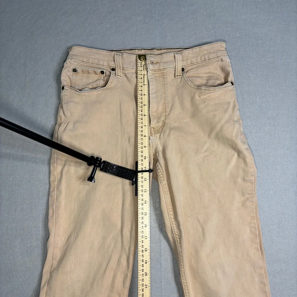 L.L.Bean BeanFlex Standard Fit Men's Jeans 32x29 Beige Stretch
